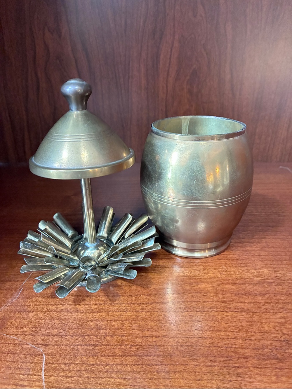 RARE! Unique! MCM Brass Cigarette Dispenser